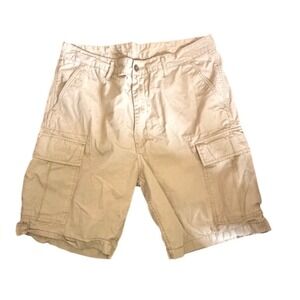 Levi's‎ Cargo Shorts Mens 36 Khaki Ripstop Utility Pocket Cotton